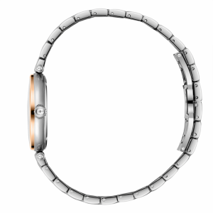 Essence Kadın Kol Saati | 22mm Çelik Kasa, Silver Rose Gold Çelik Kordon, Beyaz Kadran