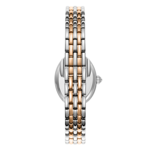 Essence Kadın Kol Saati | 22mm Çelik Kasa, Silver Rose Gold Çelik Kordon, Beyaz Kadran