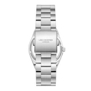 Lee Cooper Gümüş Kasa Erkek Kol Saati | 40 mm Çelik Kasa, Gümüş Çelik Kordon, Mavi Kadran