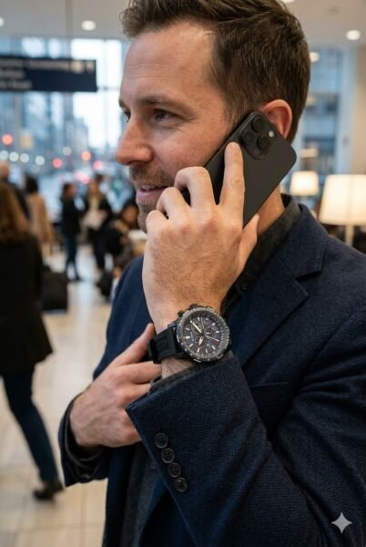 Citizen Radio Controlled Erkek Kol Saati | 45.9 mm Çelik Kasa, Eco Drive, Safir Cam