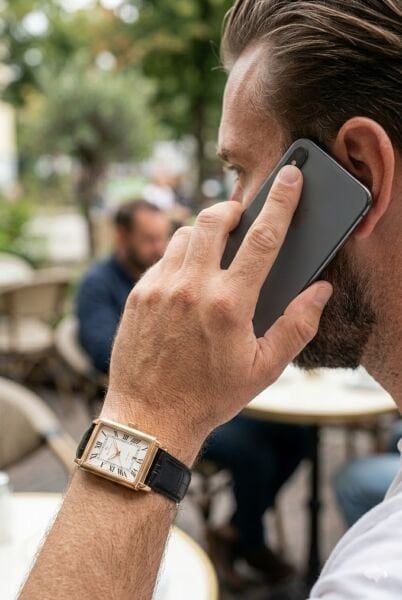 Gant Gold Dikdörtgen Kasa Erkek Kol Saati | 28.5 mm Çelik Kasa, Siyah Deri Kordon, Beyaz Kadran