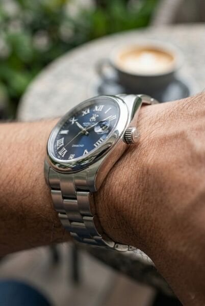 Beverly Hills Polo Club Gerçek Pırlantalı Erkek Kol Saati | 41 mm Çelik Kasa, Dolma Kalem Hediyeli