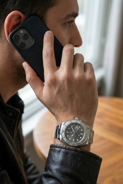 Beverly Hills Polo Club Gümüş Erkek Kol Saati | 40,5 mm Çelik Kasa, Gümüş Çelik Kordon, Gri Kadran