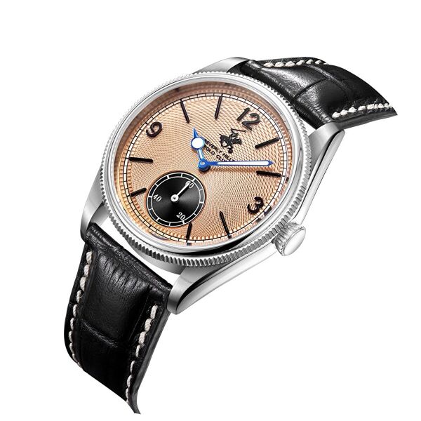 Beverly Hills Polo Club Özel Renk Erkek Kol Saati | 39 mm Çelik Kasa, Siyah Deri Kordon