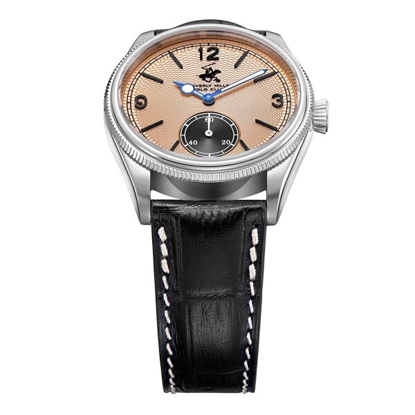 Beverly Hills Polo Club Özel Renk Erkek Kol Saati | 39 mm Çelik Kasa, Siyah Deri Kordon
