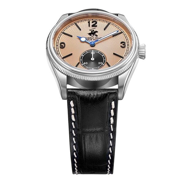 Beverly Hills Polo Club Özel Renk Erkek Kol Saati | 39 mm Çelik Kasa, Siyah Deri Kordon
