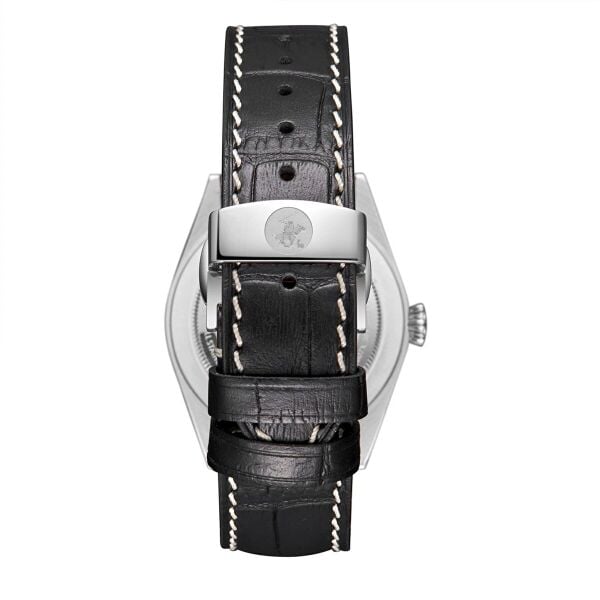 Beverly Hills Polo Club Özel Renk Erkek Kol Saati | 39 mm Çelik Kasa, Siyah Deri Kordon