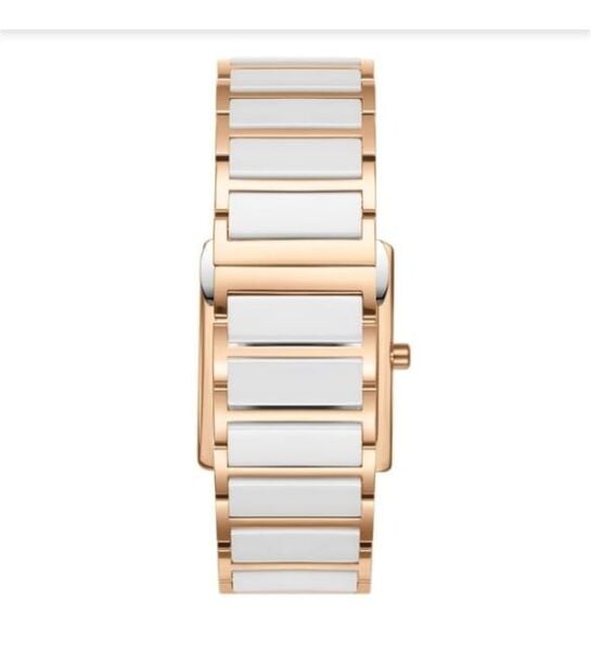 Beverly Hills Polo Club Pırlantalı Erkek Kol Saati | Çelik Kasa, Seramik Detaylı Kordon, Beyaz Kadran