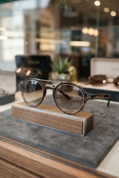 Quantum Kahverengi Desenli Unisex Güneş Gözlüğü | 47 mm Asetat Çerçeve, Kahve Polarize Cam