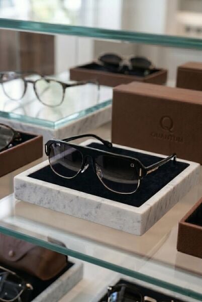 Quantum Kadın Güneş Gözlüğü | 58 mm Asetat Çerçeve, Füme Polarize Cam