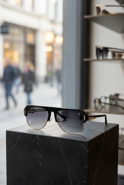 Quantum Kadın Güneş Gözlüğü | 58 mm Asetat Çerçeve, Füme Polarize Cam