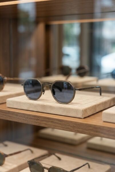 Quantum Unisex Güneş Gözlüğü | 48 mm Paslanmaz Çelik Çerçeve, Mavi Polarize Cam