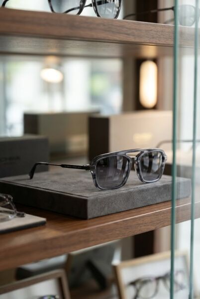 Quantum Unisex Güneş Gözlüğü | 56 mm Asetat Çerçeve, Füme Polarize Cam