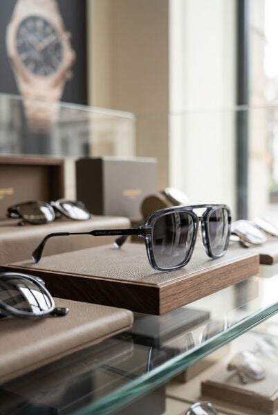 Quantum Unisex Güneş Gözlüğü | 56 mm Asetat Çerçeve, Füme Polarize Cam