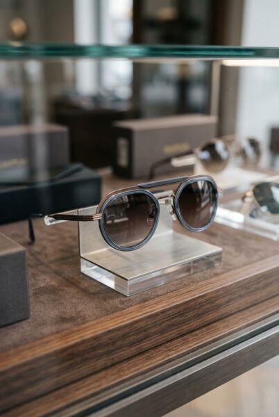 Quantum Erkek Güneş Gözlüğü | 49 mm Asetat Çerçeve, Kahverengi Polarize Cam