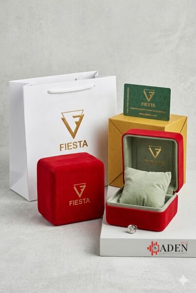 Fiesta Siyah Erkek Kol Saati | 48 mm Siyah Çelik Kasa, Siyah Çelik Kordon, Safir Cam