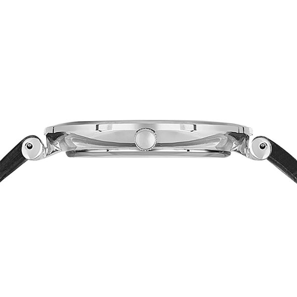 Beverly Hills Polo Club Altın Yuvarlak Kasa Erkek Kol Saati | 39 mm Çelik Kasa, Siyah Deri Kordon, Beyaz Kadran