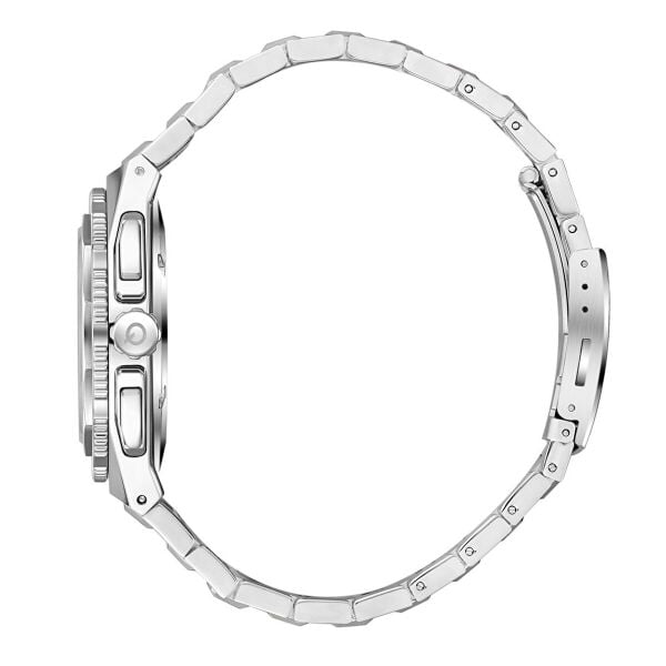Quantum Erkek Kol Saati | 41.5 mm Paslanmaz Çelik Kasa, Koyu Yeşil Kadran, Safir Cam