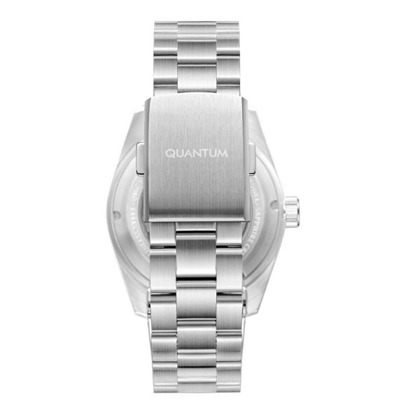 Quantum Lacivert Kadran Erkek Kol Saati | 41 mm Paslanmaz Çelik Kasa, Otomatik, Safir Cam