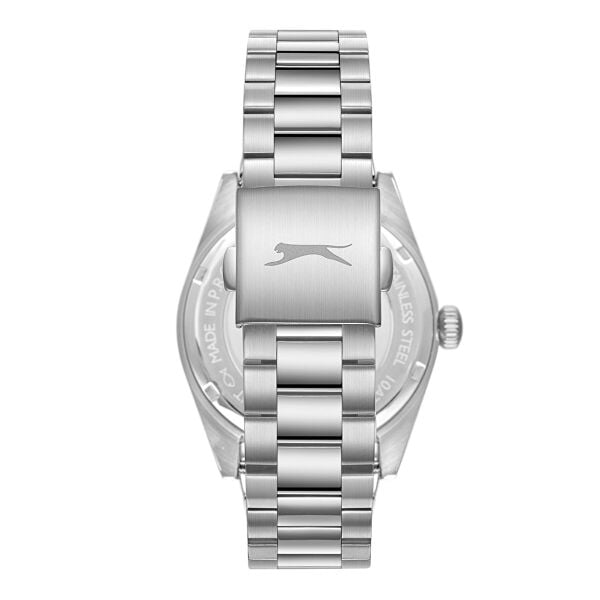 Slazenger Gümüş Erkek Kol Saati | 42 mm Paslanmaz Çelik Kasa, Gümüş Kadran