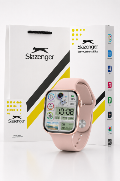 Slazenger Easy Connect Elite Pembe Akıllı Saat AMOLED Ekran IP68