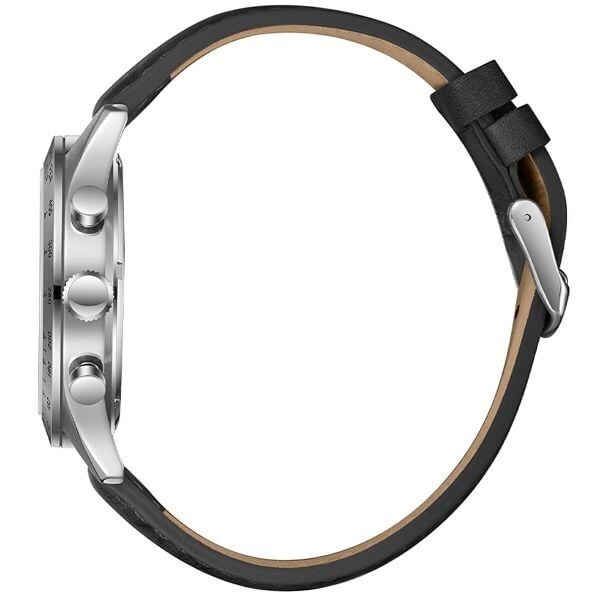 Slazenger Siyah Erkek Kol Saati | 43 mm Kasa, Siyah Deri Kordon, Siyah Kadran