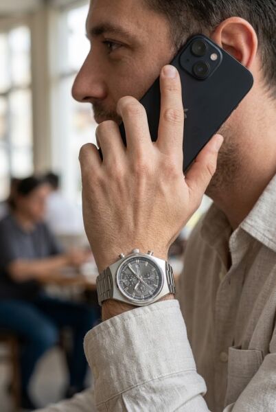 Lee Cooper Gümüş Erkek Kol Saati | 43 mm Paslanmaz Çelik Kasa, Siyah Kadran
