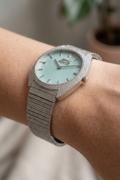 Slazenger Zarif ve Modern Kadın Kol Saati | 34 mm Paslanmaz Çelik Kasa, Hasır Kordon