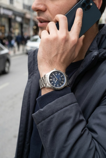 Slazenger Klasik ve Şık Erkek Otomatik Kol Saati | Çelik Kasa, Japon Mekanizma, Transparan Arka Kapak