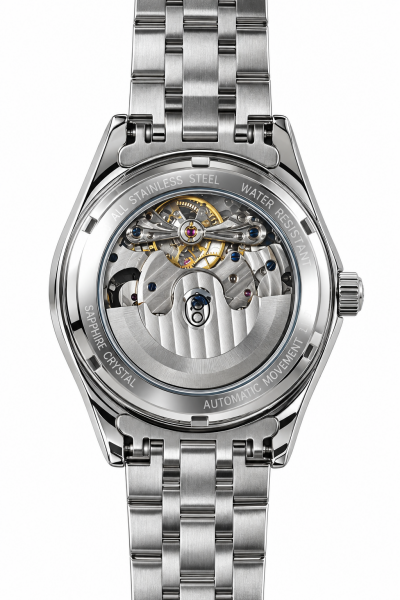 Ferrucci Lüks  Erkek Otomatik Kol Saati | 42 mm Çelik Kordon, Siyah Kadran
