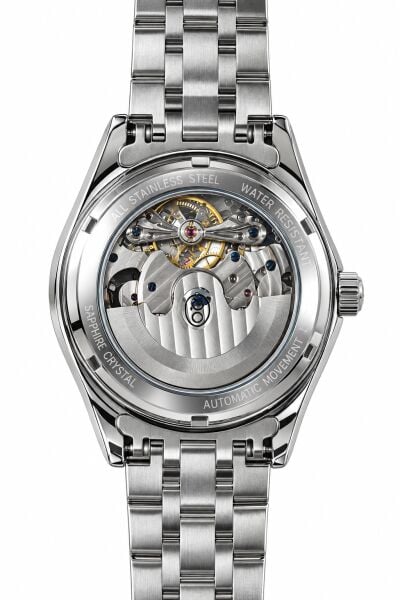 Ferrucci Lüks Erkek Otomatik Kol Saati | 42 mm Çelik Kordon, Yeşil Kadran