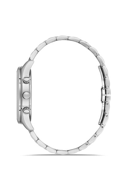 Ferrucci Klasik ve Şık Erkek Kol Saati | 41 mm Çelik Kordon, Altın Detaylı Siyah Kadran
